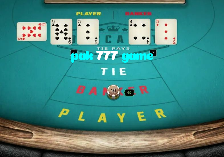 available types of pak 777 game bet including pre-match live express and system bets