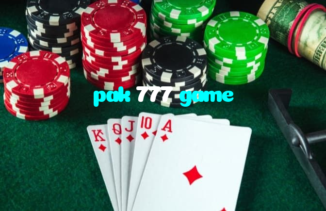 pak 777 game casino presented on mobile device in Pakistan with slots and live games